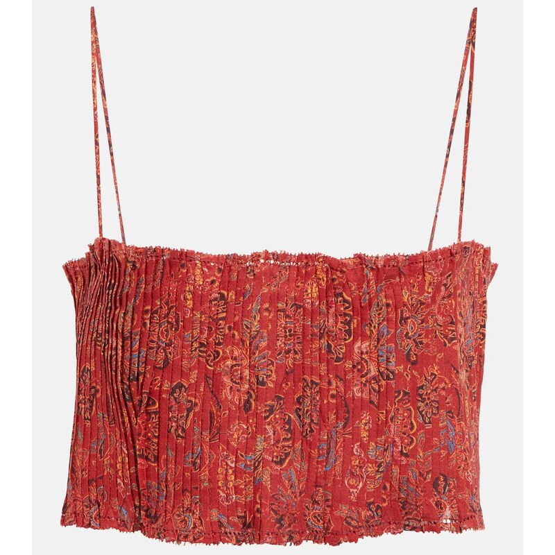 SIR Allegra floral ramie crop top 68316684