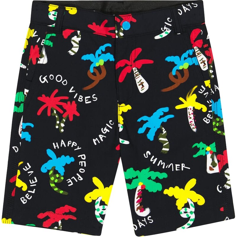 Stella McCartney Kids Printed cotton shorts 67936893