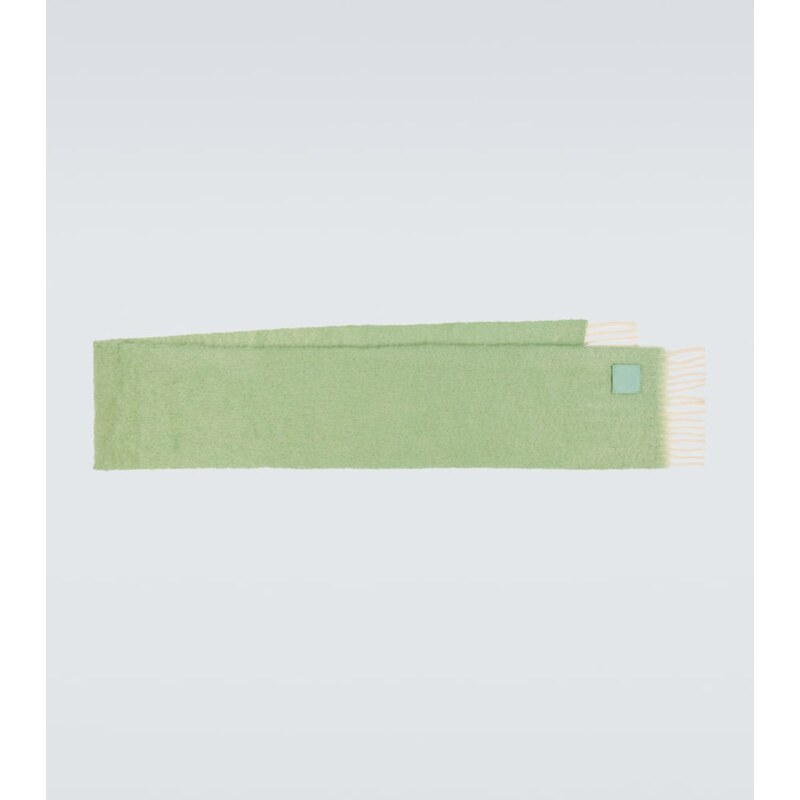 Loewe Anagram mohair and wool-blend scarf 68230568