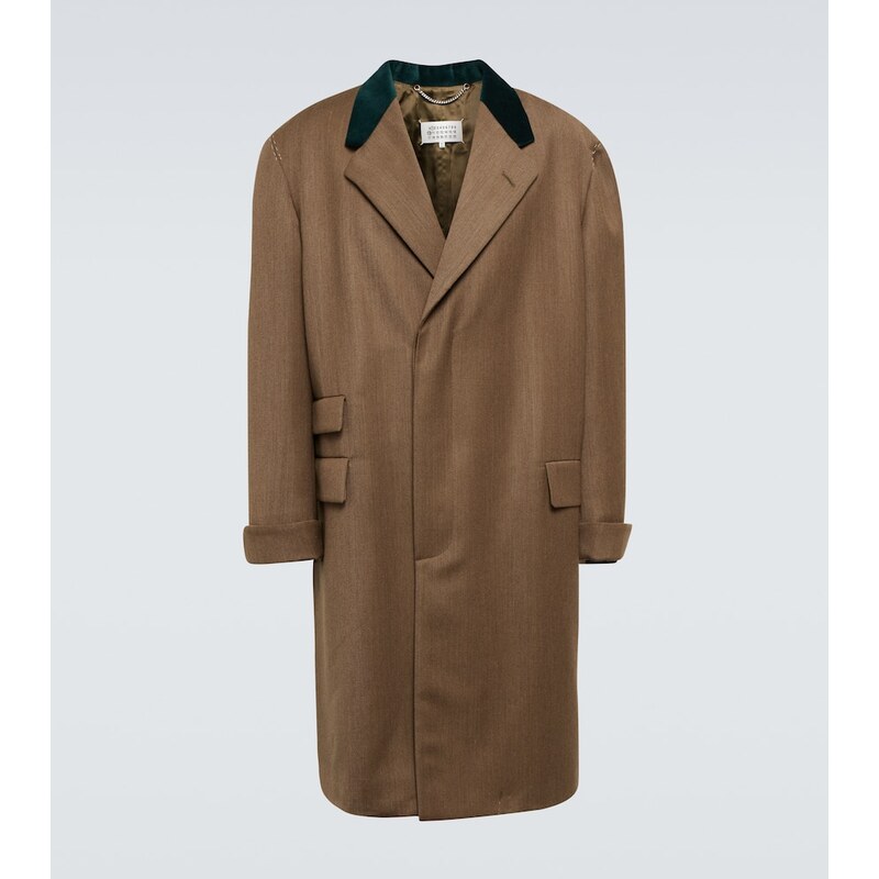 Maison Margiela Work-In-Progress wool coat 68207432