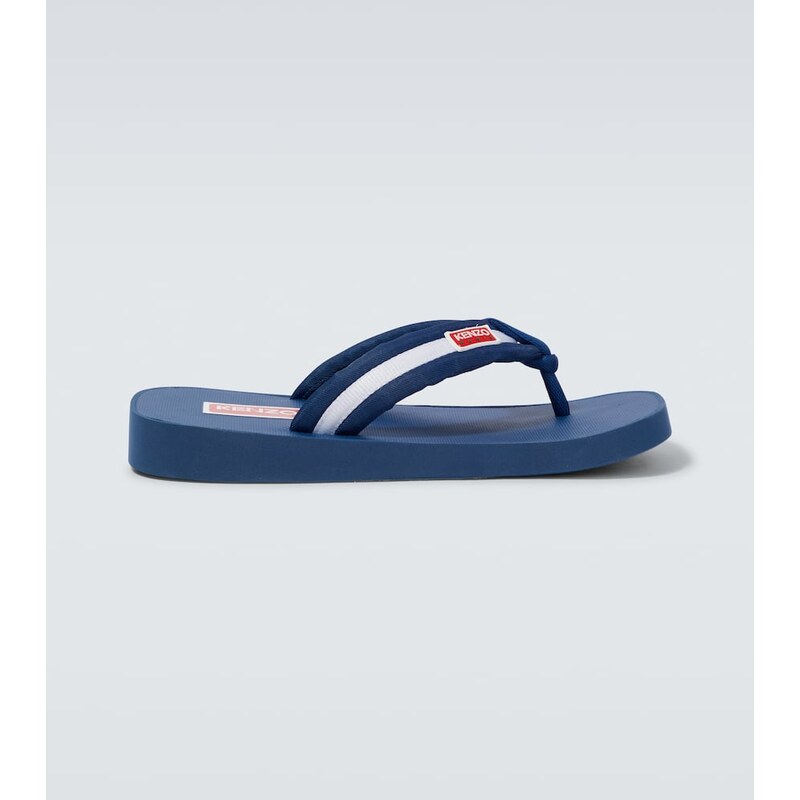Kenzo Logo striped thong sandals 68199205
