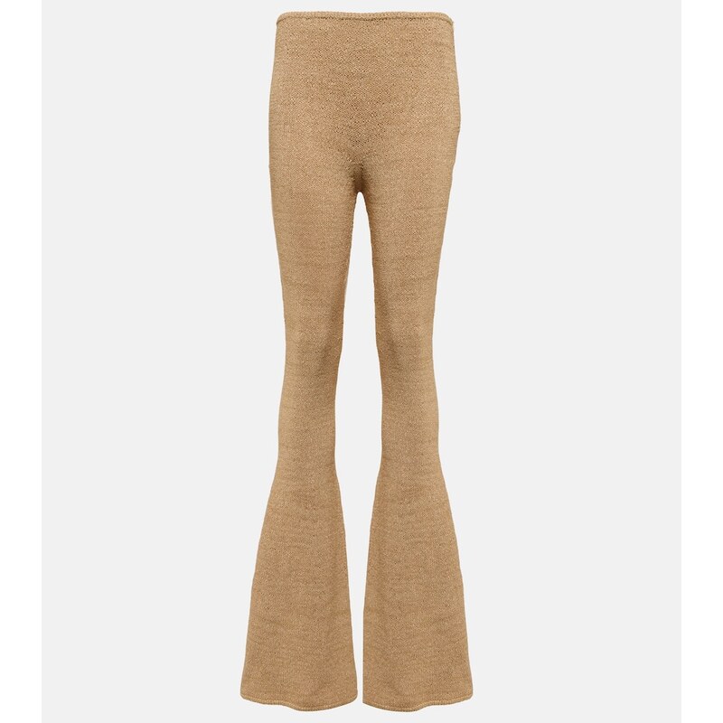 Magda Butrym Crochet high-rise flared leggings 68067888