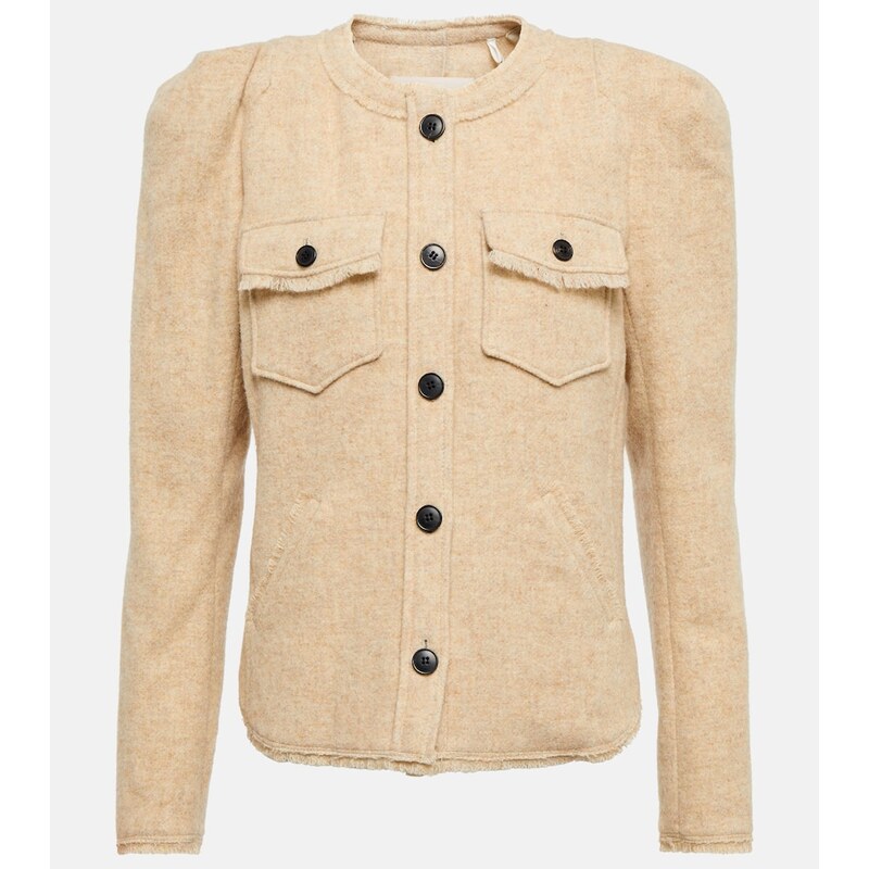 Marant Etoile Nelly wool-blend jacket 68019073