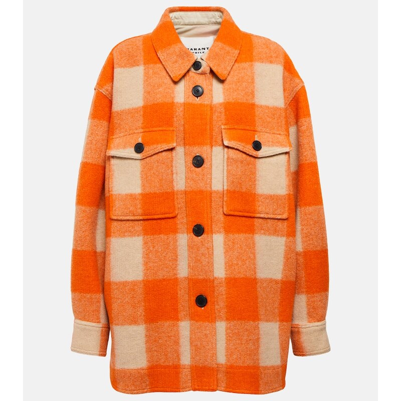 Marant Etoile Harveli checked jacket 68190521