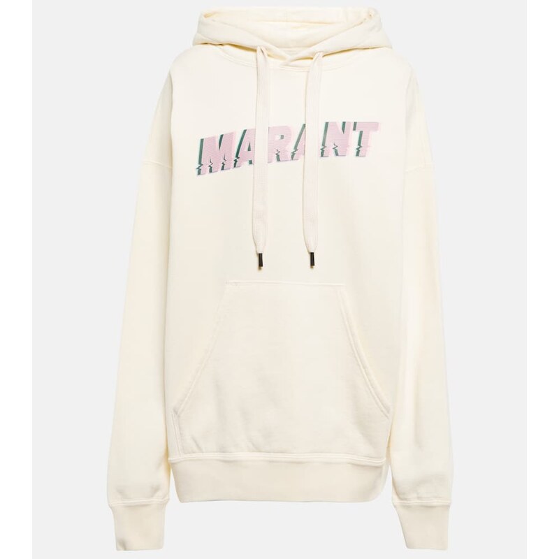 Marant Etoile Mansel logo cotton-blend hoodie 68019080
