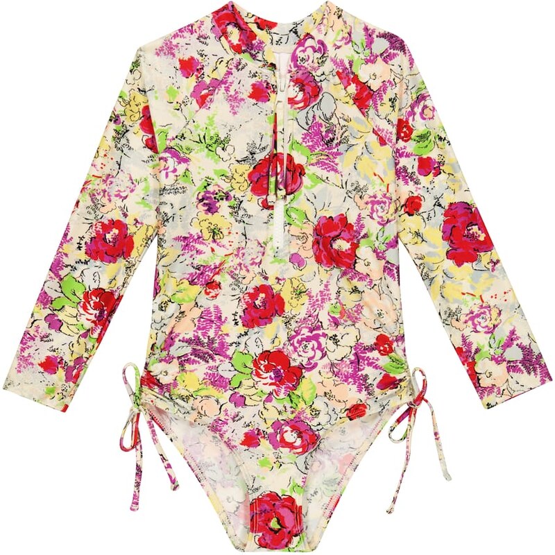 Zimmermann Kids Clover floral rash guard 67947052