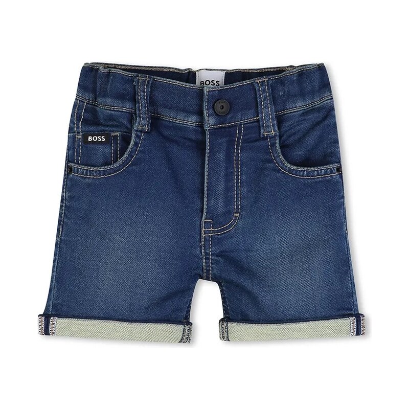 Detské džínsové šortky BOSS 67595661