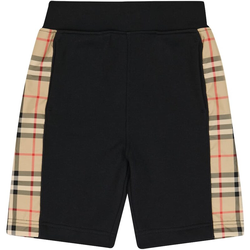 Burberry Kids VIntage Check paneled jersey shorts 68258937