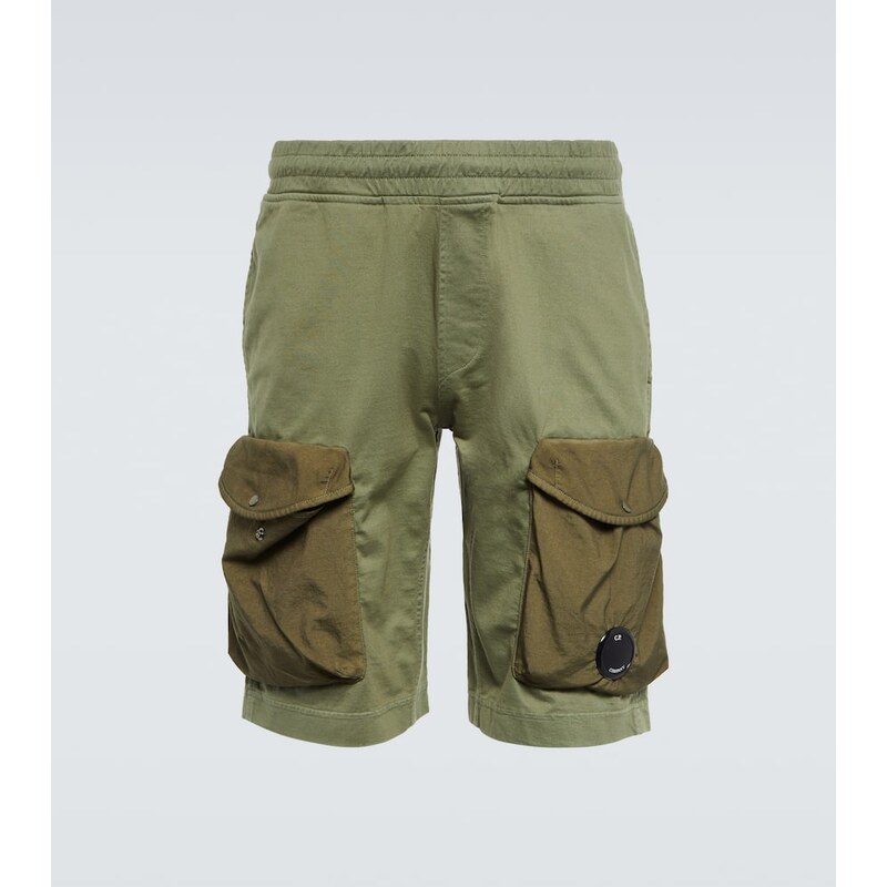 C.P. Company Cotton jersey cargo shorts 68287675