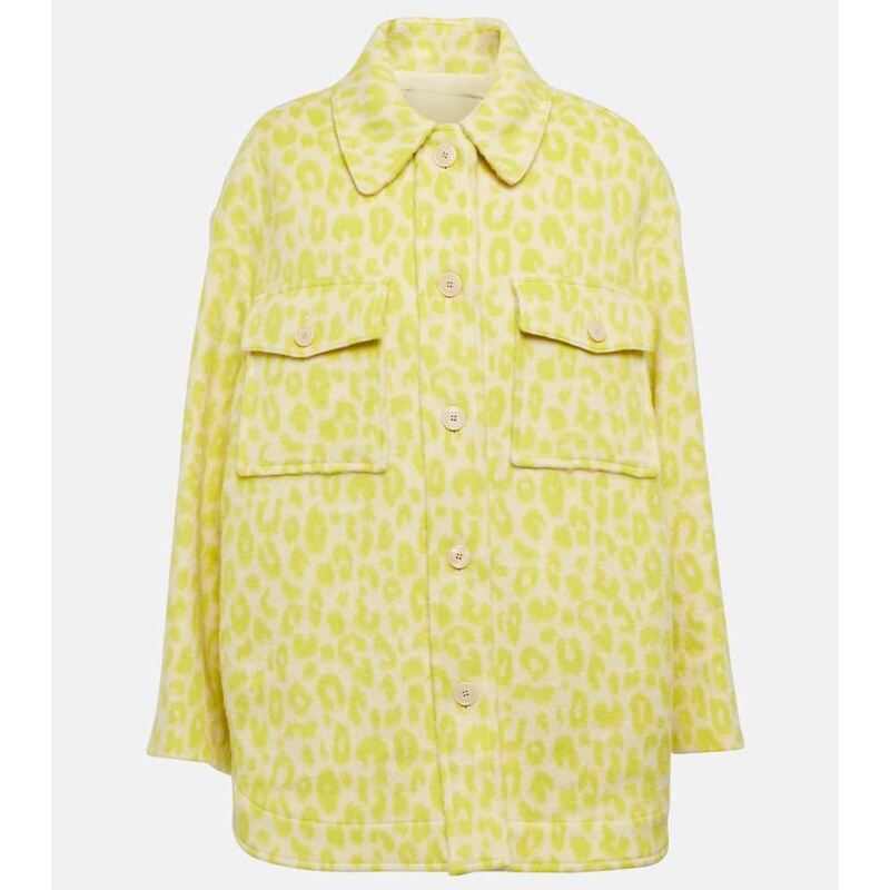 Isabel Marant Printed virgin wool overshirt 67978586