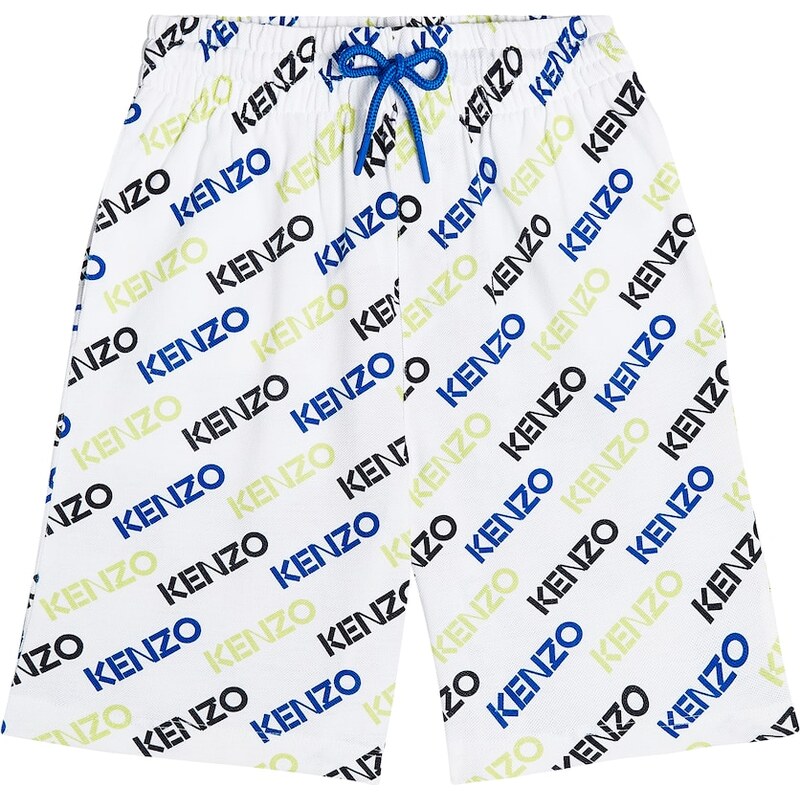 Kenzo Kids Logo cotton piquÃ shorts 68009431