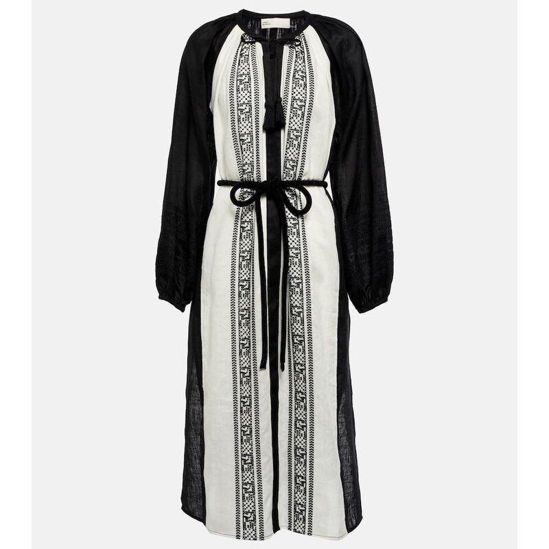 Tory Burch Embroidered linen kaftan 68285014