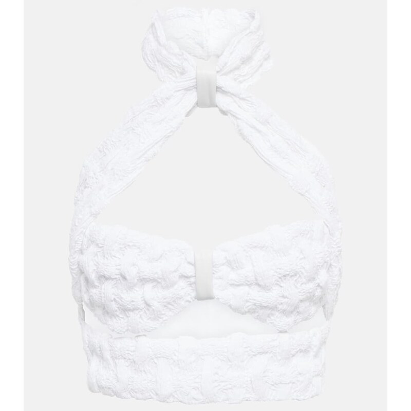 The Mannei Jerez halterneck cotton-blend top 67988837