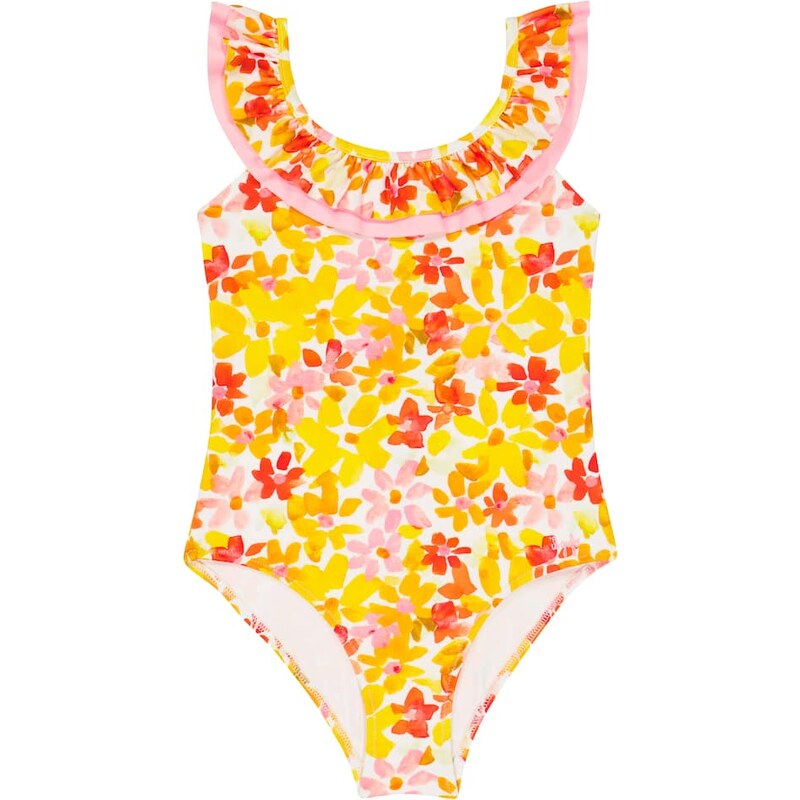Il Gufo Floral ruffle-trimmed swimsuit 67926571