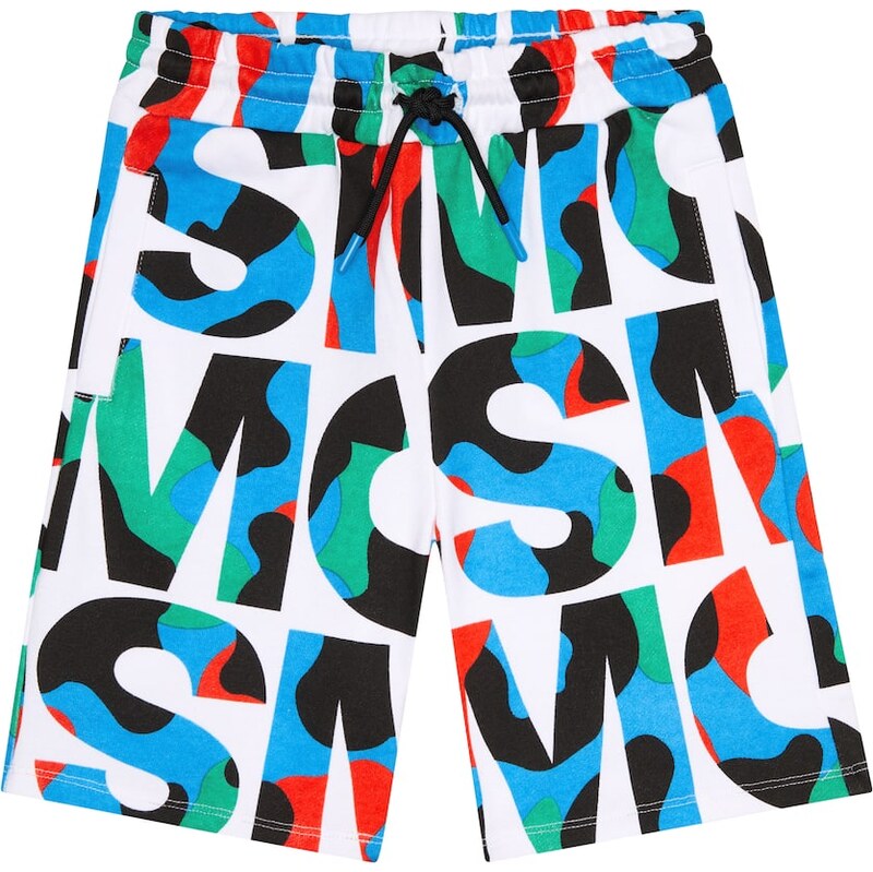 Stella McCartney Kids Printed cotton jersey shorts 67926542