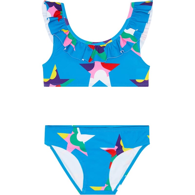 Stella McCartney Kids Printed ruffle-trimmed bikini 68226922
