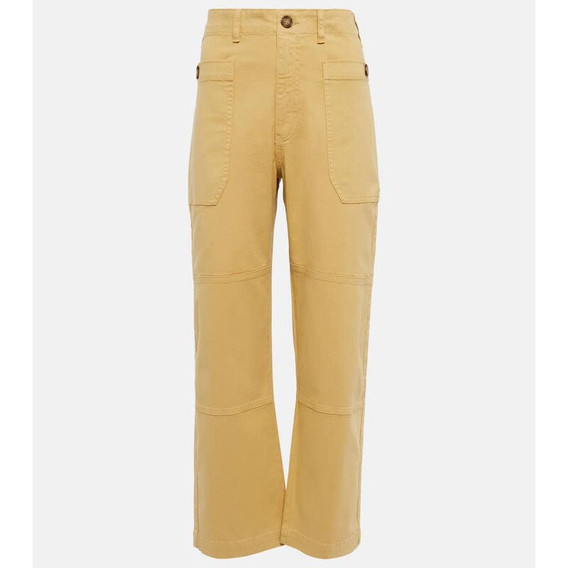 Frame High-rise cropped cargo pants 67958060