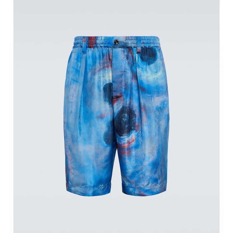 Marni Printed silk shorts 68177452