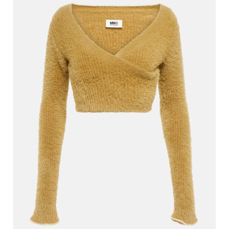 MM6 Maison Margiela Knit crop top 68370871