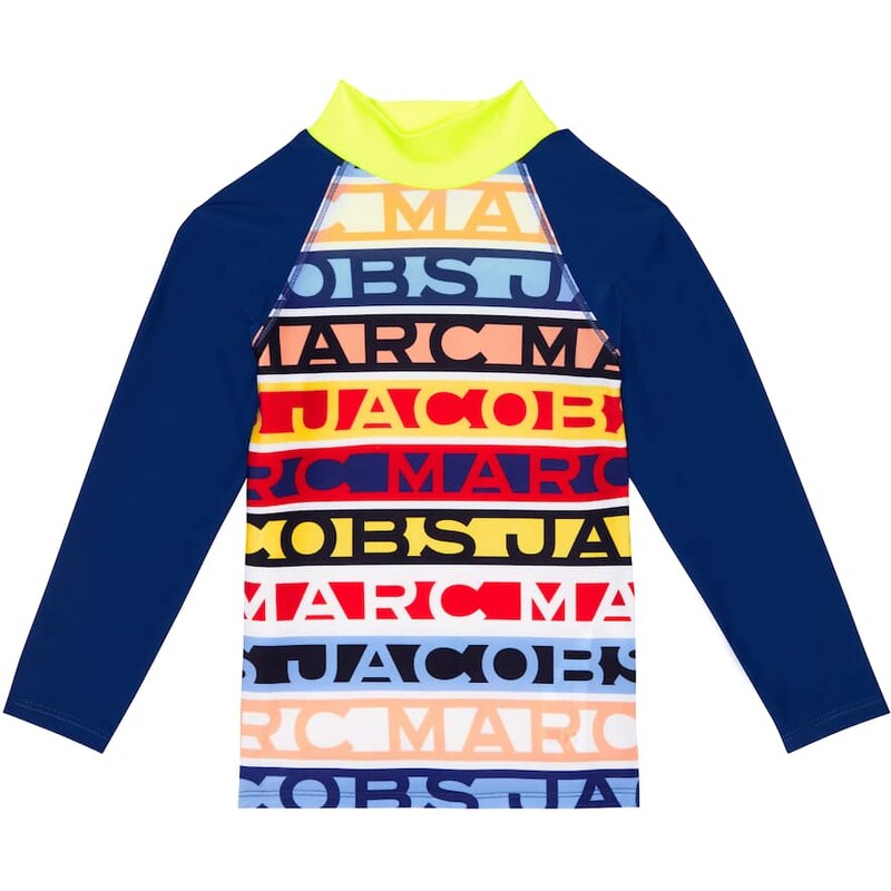 Marc Jacobs Kids Logo printed swim T-shirt 68169984