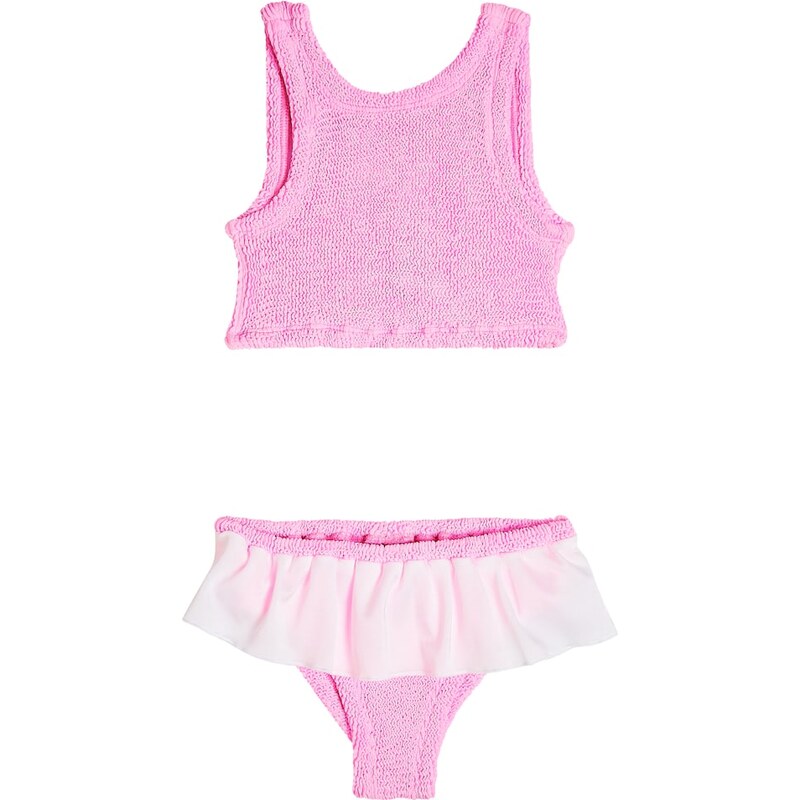 Hunza G Kids Olive ruffled bikini 68244866