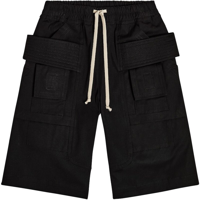 Rick Owens Kids Pods cotton-blend cargo shorts 68244830