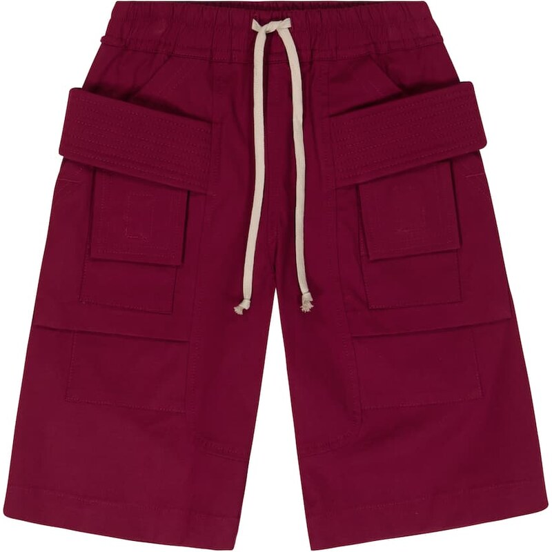 Rick Owens Kids Bermuda cargo cotton shorts 67988986