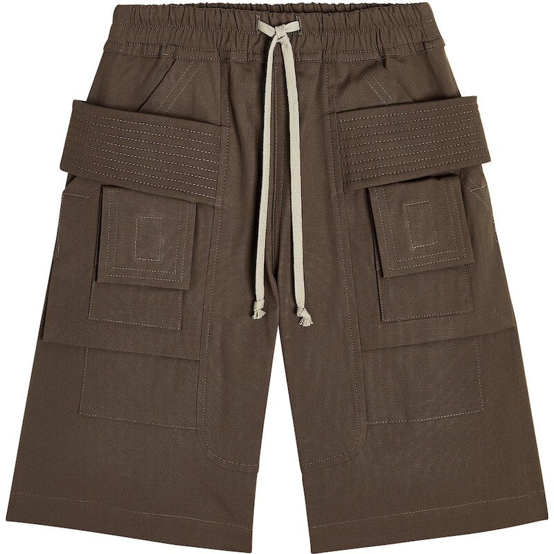 Rick Owens Kids Pods cotton-blend cargo shorts 67937801