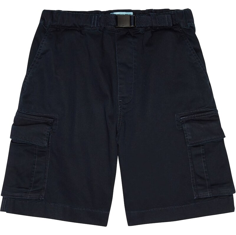 Woolrich Kids Belted cargo cotton shorts 68234308
