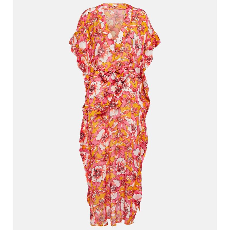 Poupette St Barth Andrea floral kaftan 68174947
