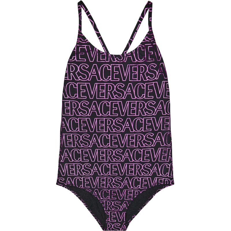 Versace Kids Logo printed swimsuit 68090987