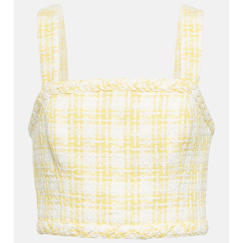 Veronica Beard Gingham tweed top 68134602