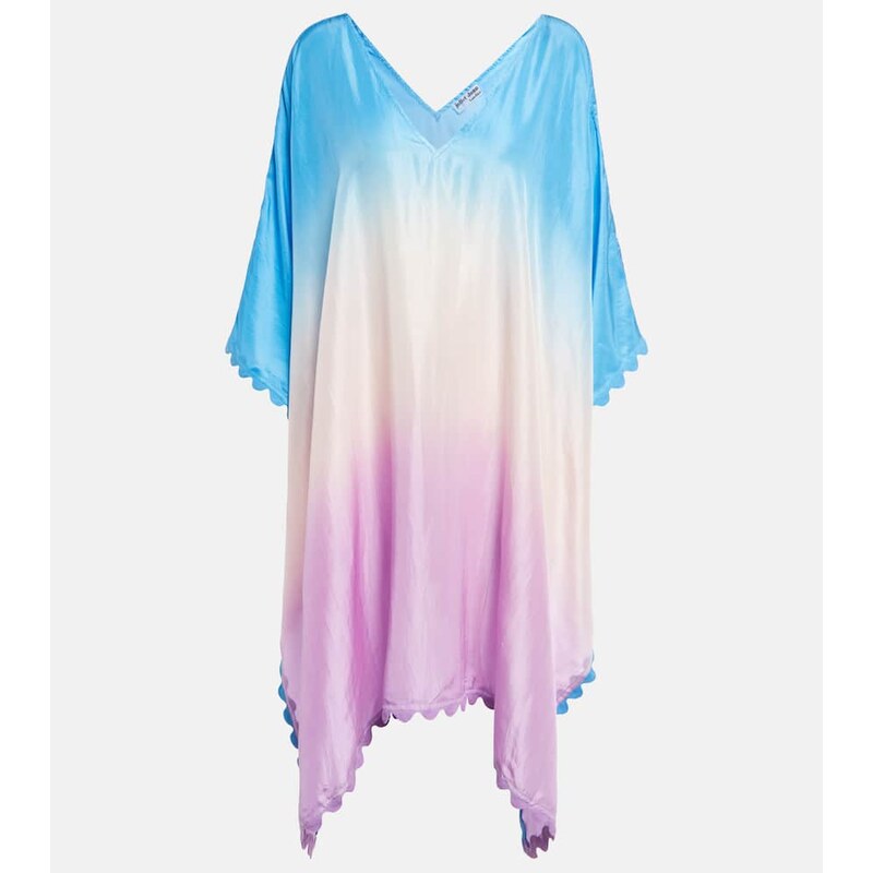 Juliet Dunn OmbrÃ silk poncho 68047278