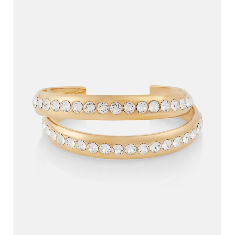 Amina Muaddi Jahleel crystal-embellished bangle 68249655