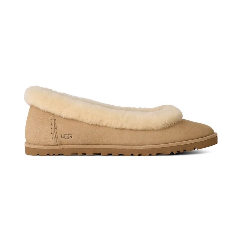Semišové baleríny UGG W Zora Ballet Flat 67422804
