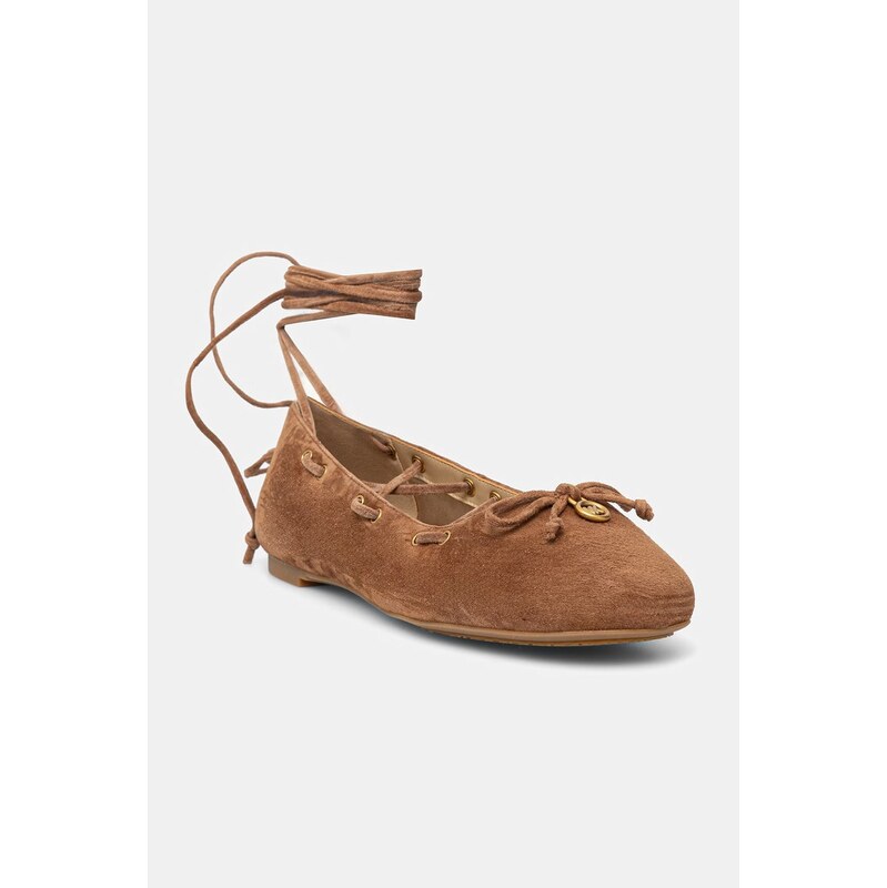 Semišové baleríny MICHAEL Michael Kors Shae Flex Ballet 67591208