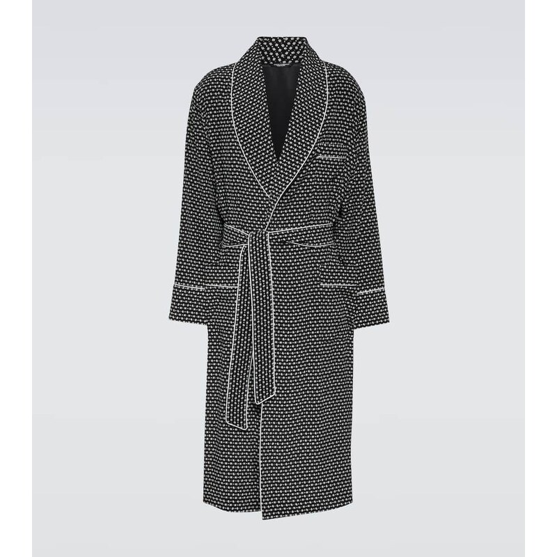 Dolce&Gabbana Printed silk robe 68102084