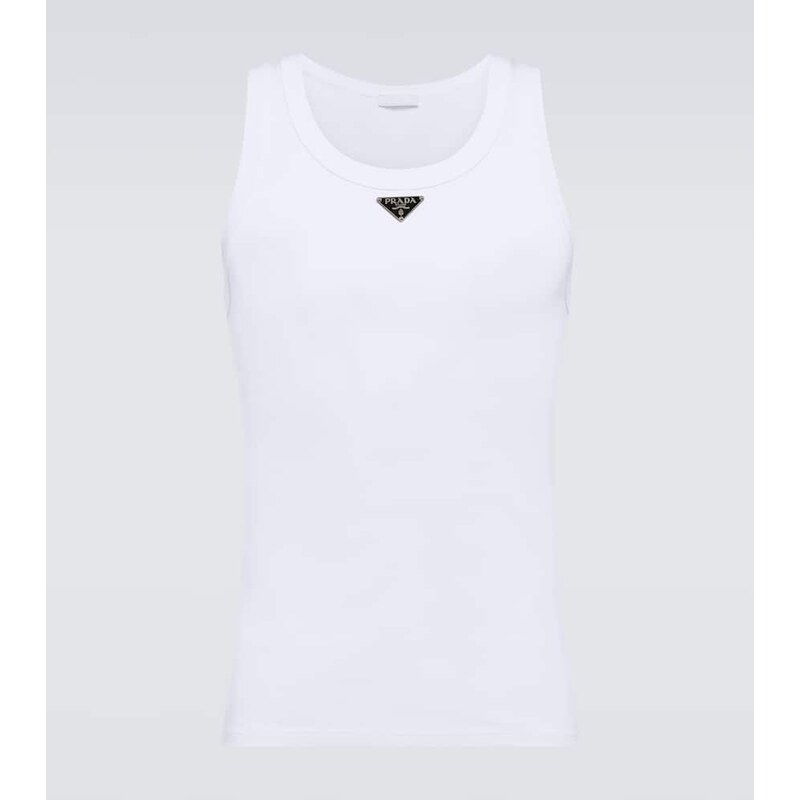 Prada Embellished cotton vest 68310138