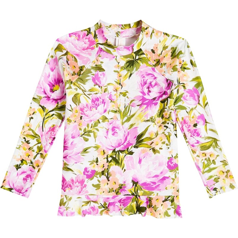 Zimmermann Kids Halcyon floral swim top 68042169