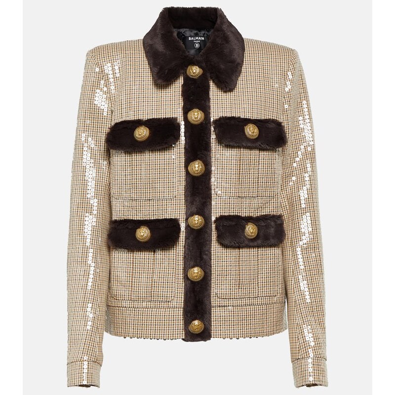 Balmain Sequined jacket 68199369