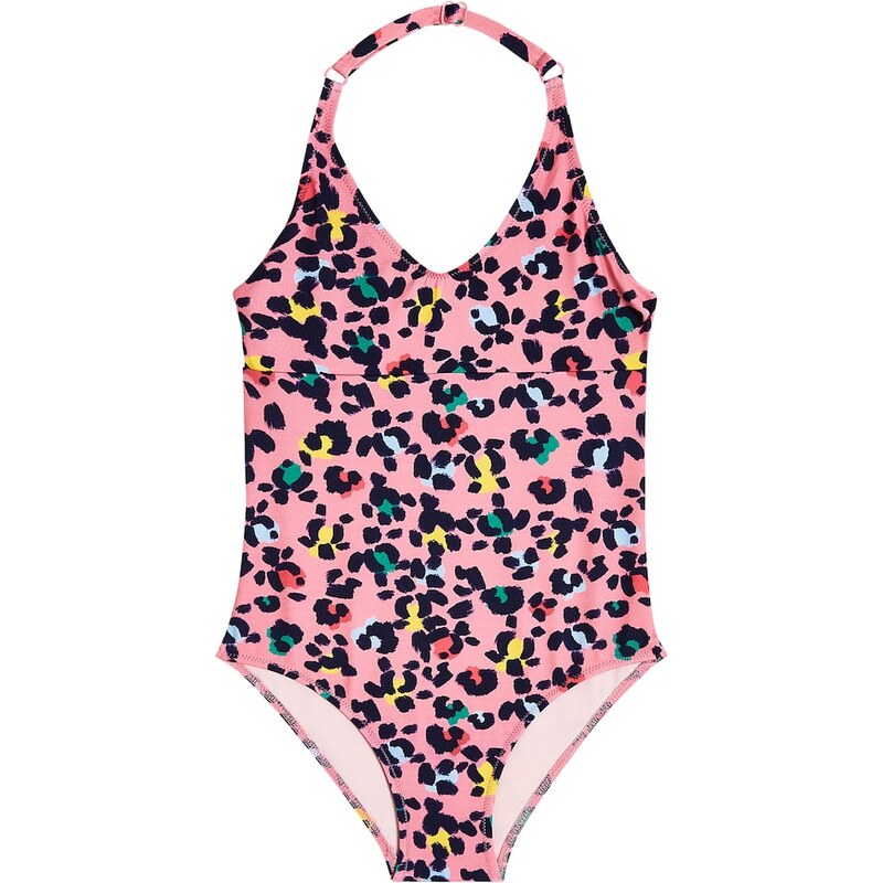Vilebrequin Kids Leopard-print halterneck swimsuit 67927775