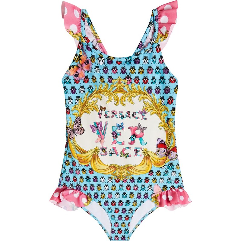 Versace Kids Logo printed swimsuit 68192910