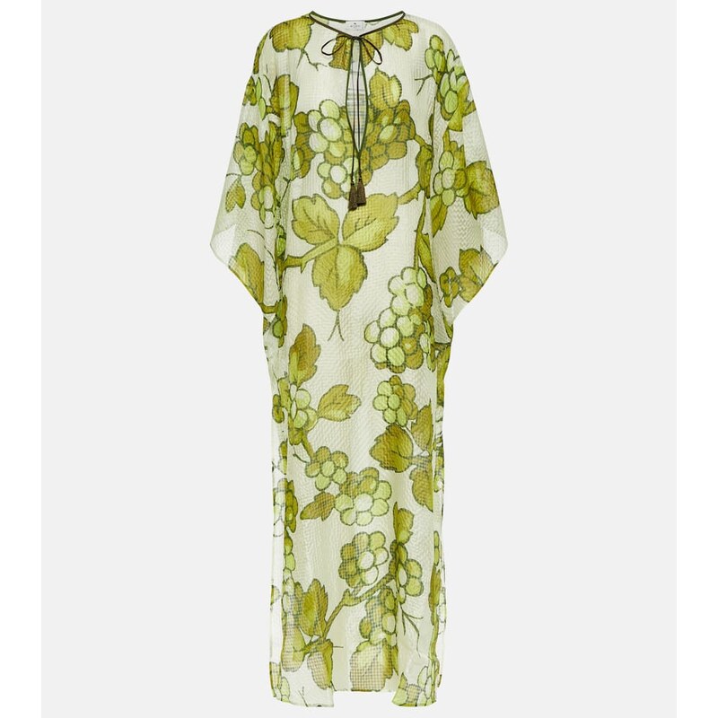 Etro Printed silk kaftan 68124054