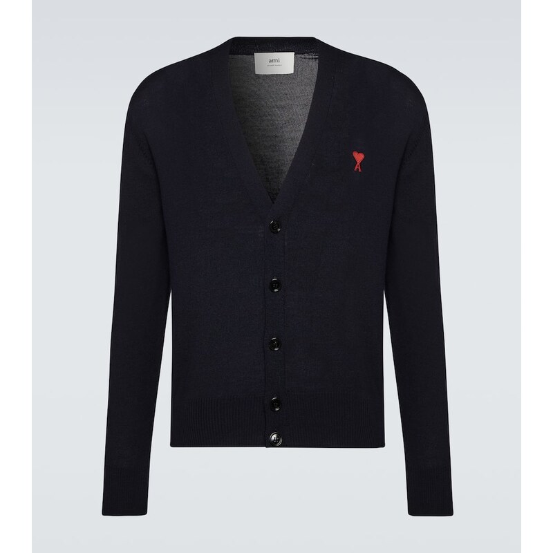 Ami Paris Ami De CÅur wool cardigan 68288979