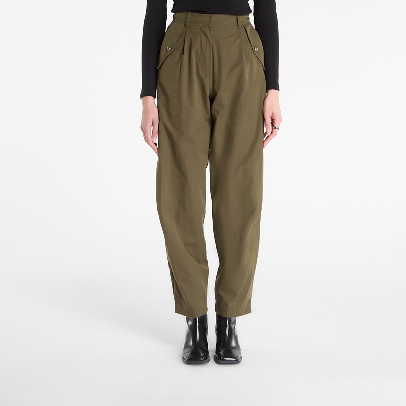 Kalhoty Guess Jeans Denise Carrot Leg Pant Olive Morning L 67591389