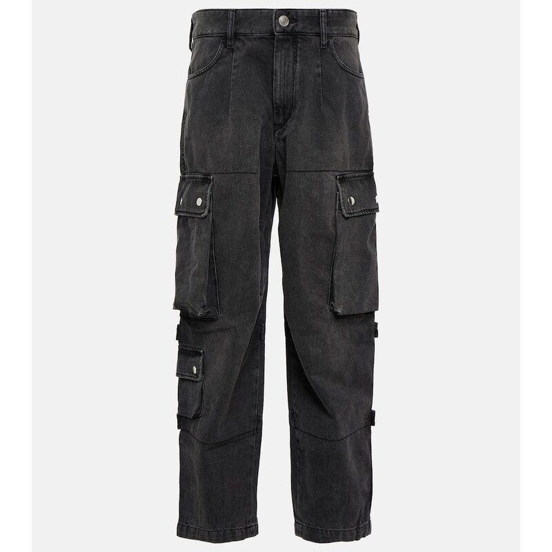 Isabel Marant Elore denim cargo pants 68232584