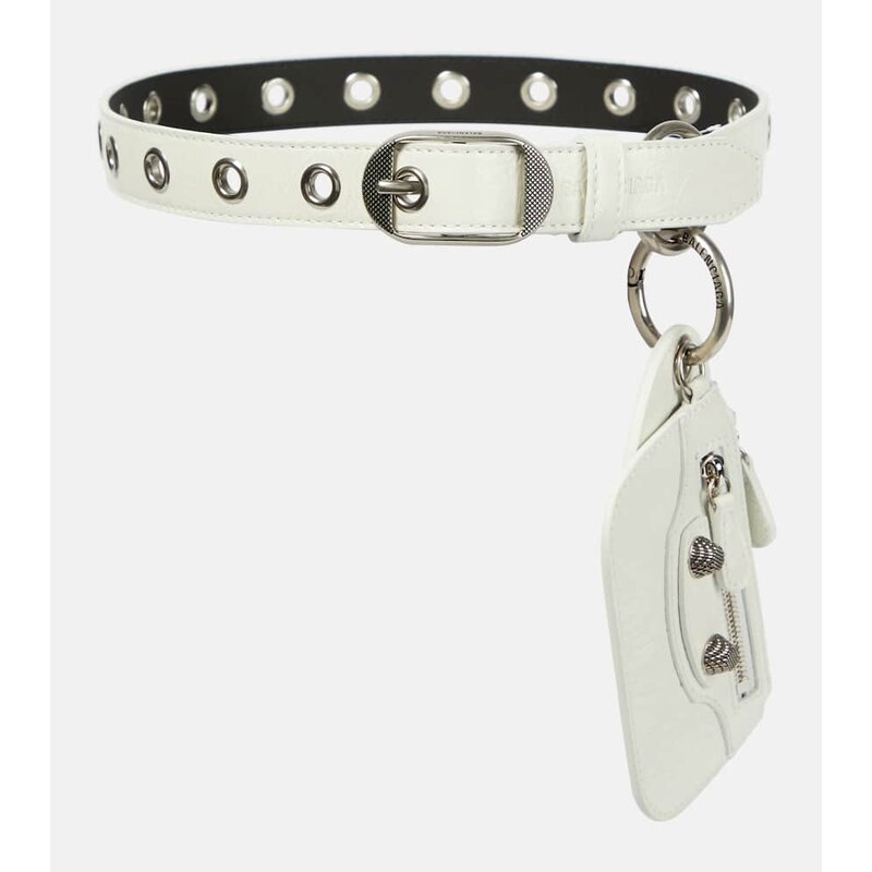 Balenciaga Le Cagole Charms leather belt 67958587