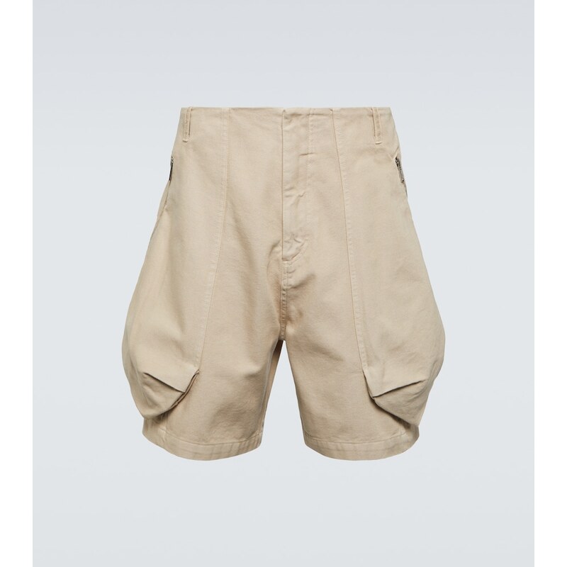 Jacquemus Le Short Cargo Croissant cotton shorts 67969292