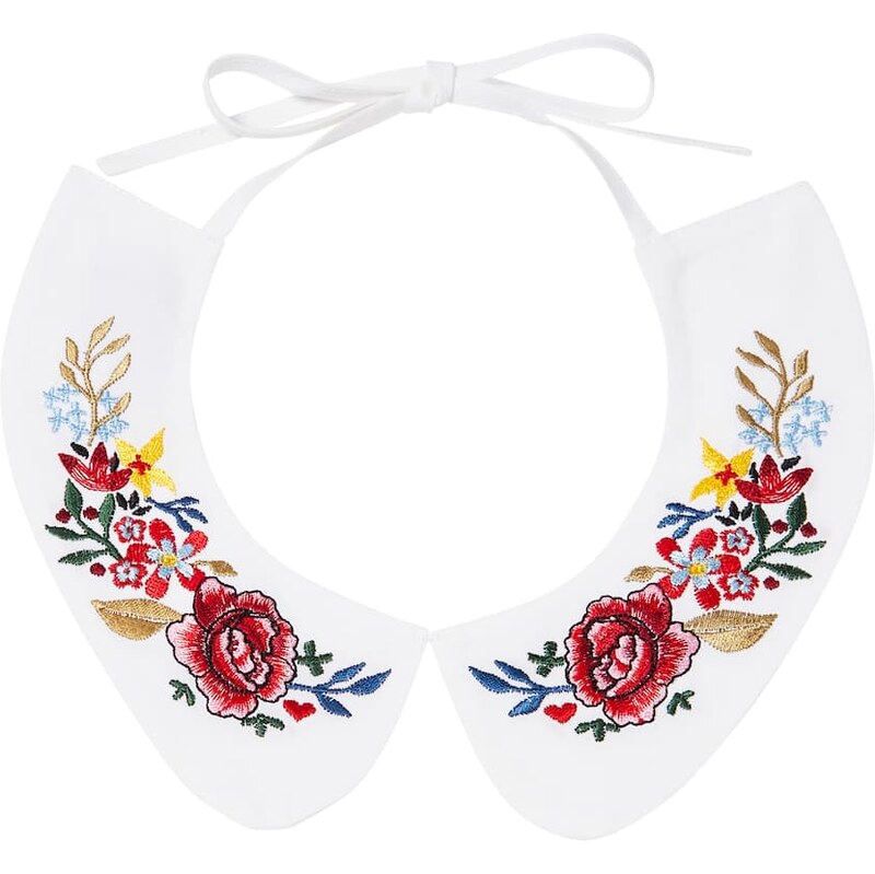 Paade Mode Floral embroidered cotton collar 68396602