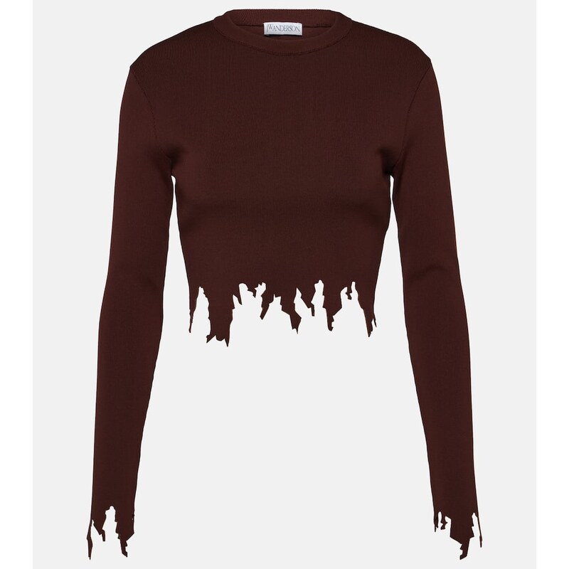 JW Anderson Distressed crop top 68335722